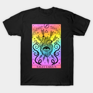 Zodiac sign tarot card Sagittarius T-Shirt